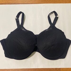 Thirdlove 24/7 Classic Contour Plunge Bra Underwire Black 42E